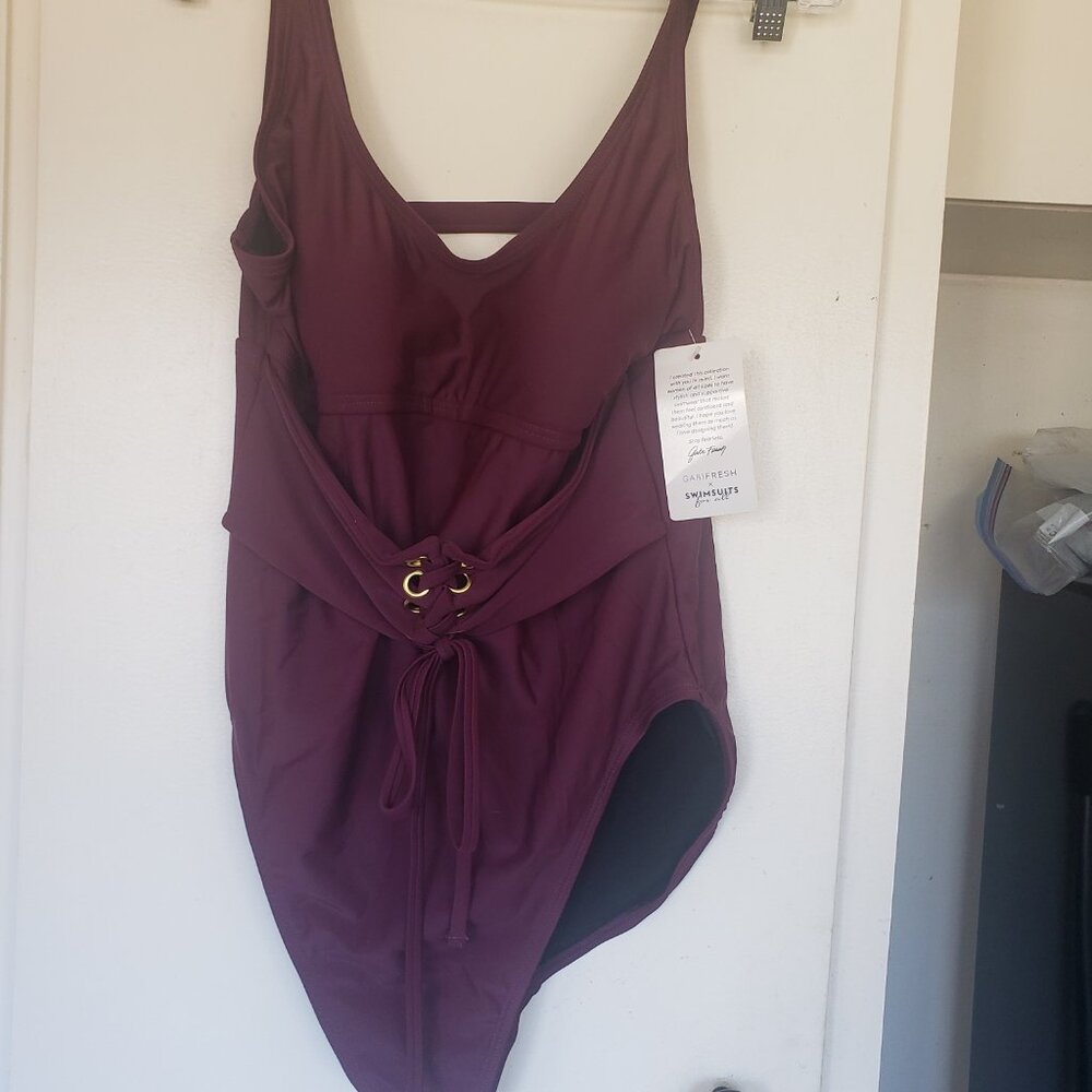 Gabi Fresh Swimsuits for all Maroon and Gold Size 16 D and DD